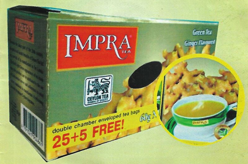 Impra Green Tea Ginger Flavoured