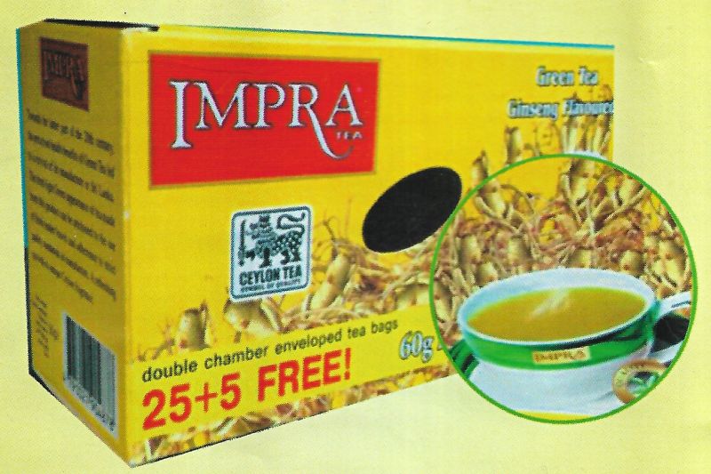 Impra Green Tea Ginseng Flavoured