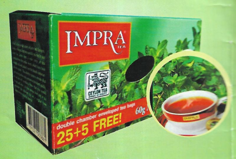 Impra Black Tea Mint Flavoured